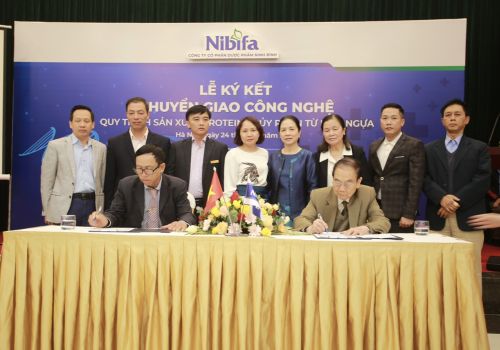Nibifa nhận chuyển giao công nghệ sản xuất đạm thủy phân 18 acid amin