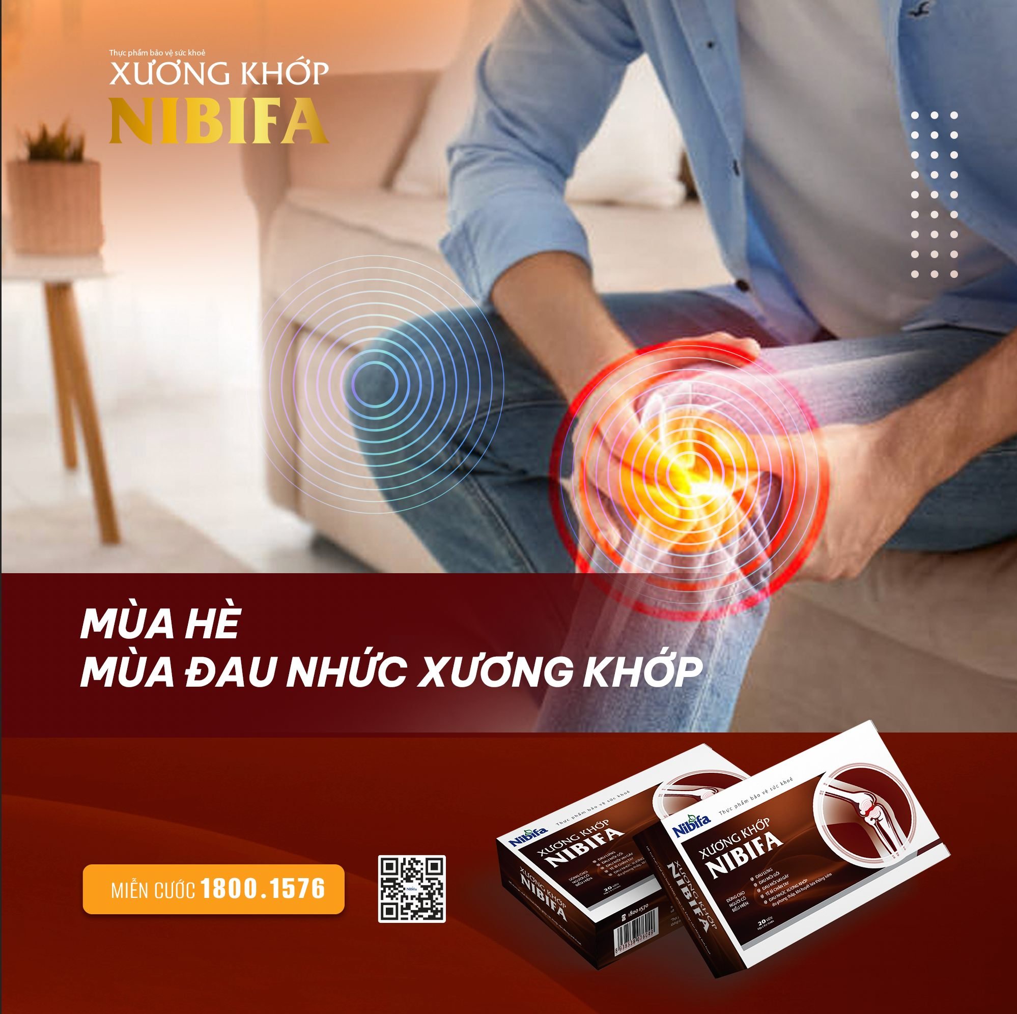 Xương Khớp Nibifa - mua he dau nhưc xuong khop