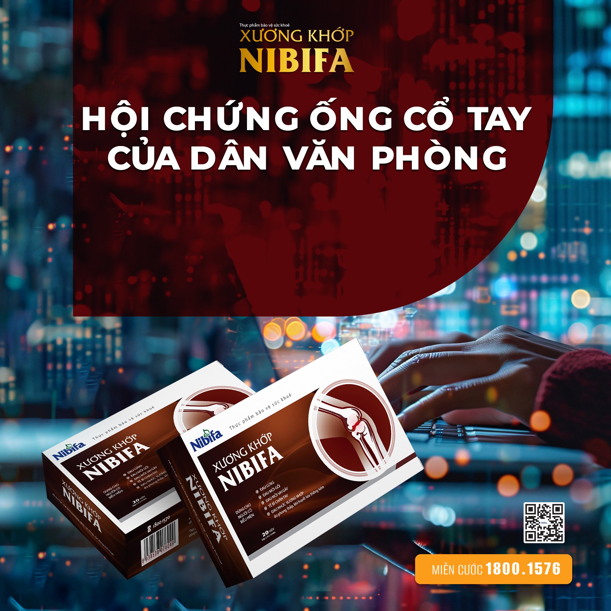 Xương khơp Nibifa - Hôi chung ong cổ tay