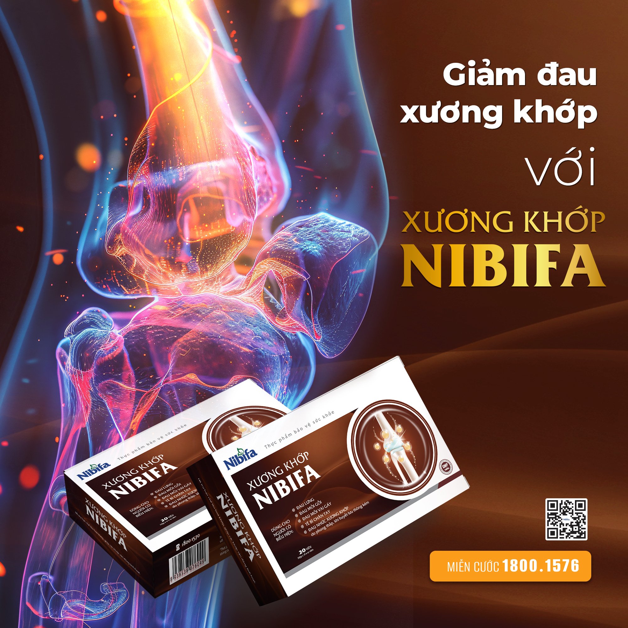 Xương khớp Nibifa giảm đau nhức mỏi